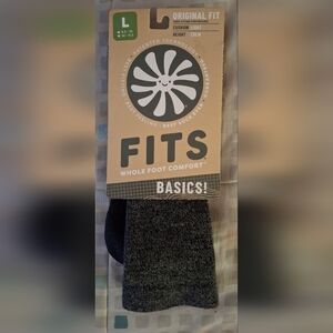 FITS Light Crew Socks Coal F1002-011-4